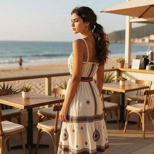 Boho Chic Ponytail at Beachside Cafe