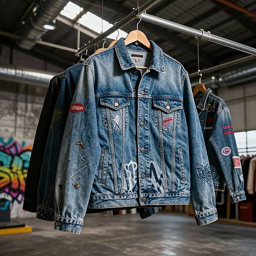 Industrial Streetwear Denim Jackets
