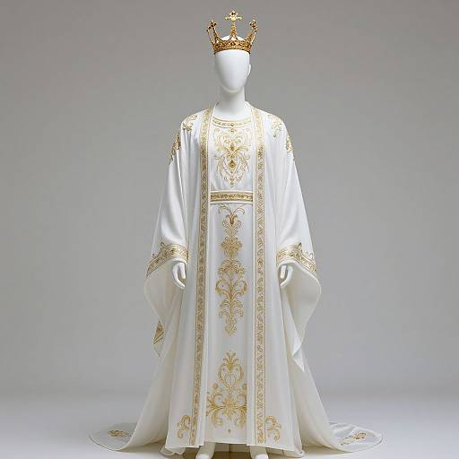 Majestic Mannequin in Royal Elegance