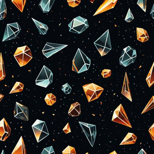 Unique Crystal Shards Pattern