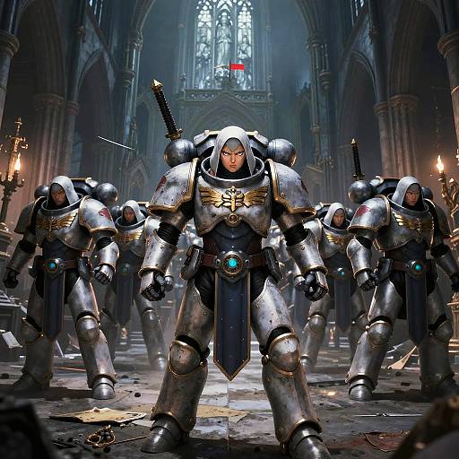 Heroic Sister of Battle Anime Scene