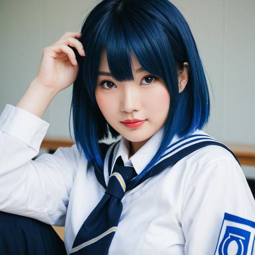 Cosplay photo of adachi sakura. Costume clothes