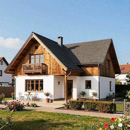 Serene L-Shaped Winkelbungalow Design