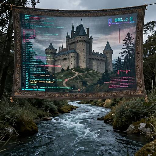 Medieval Castle Powered by Digital Code