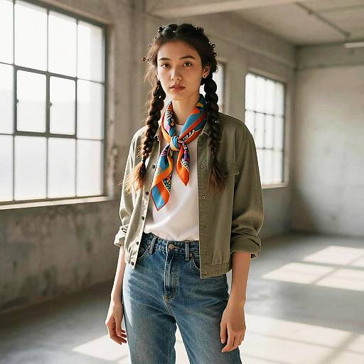 Bubble Braid Style in Industrial Loft