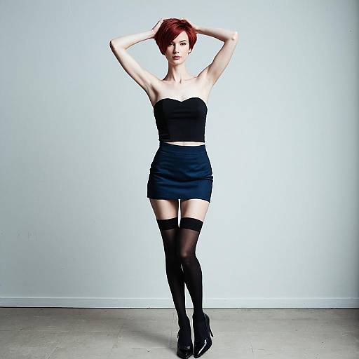 Pixel Art Mature Woman Full Body