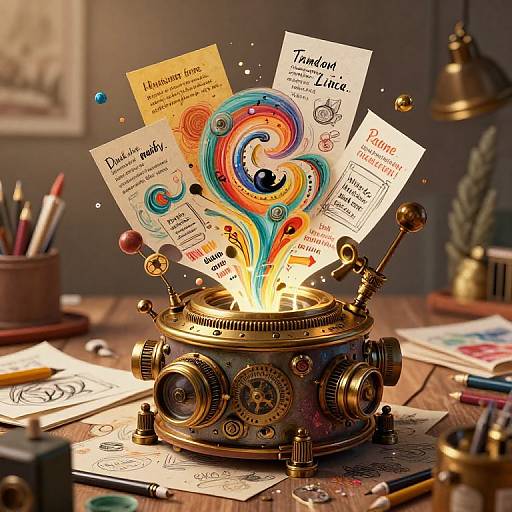 Steampunk Art Prompt Generator