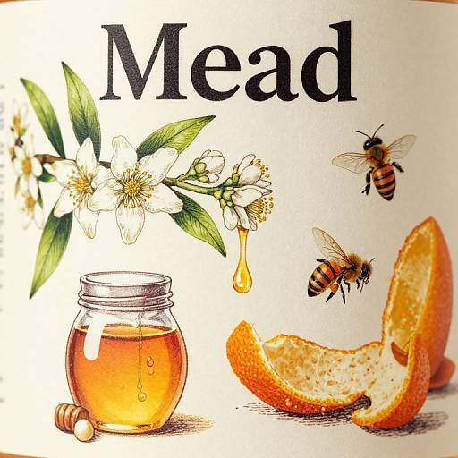 Extreme Close-Up Mead Label Design