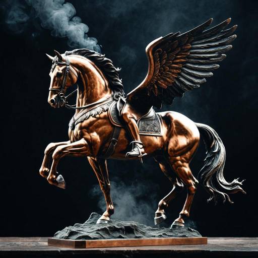 Majestic Imperial Horse Statue of Rome