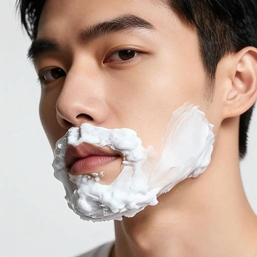 Ultra-Realistic Clean Shaven Portrait