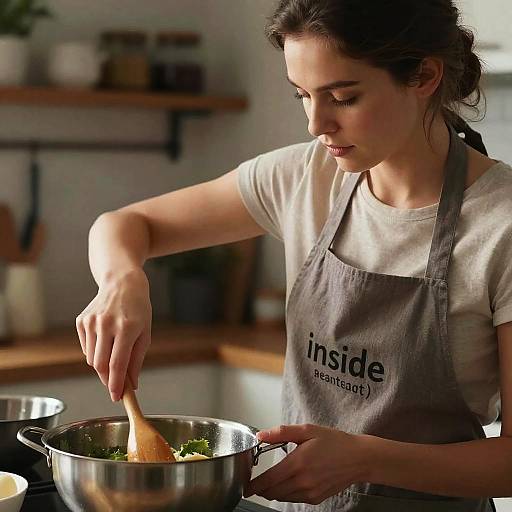 Cinematic Kitchen Cooking in High-Res