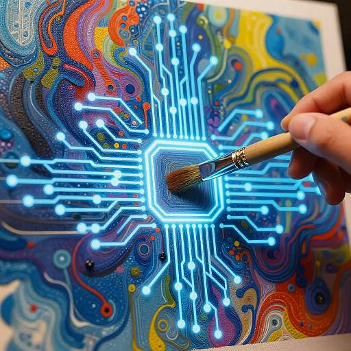 Fusion of Traditional Art and AI