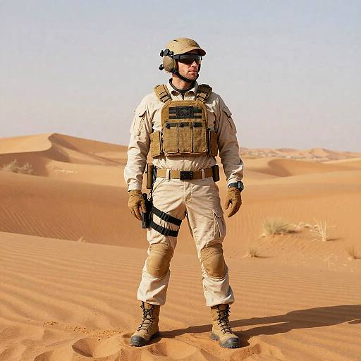 Desert Ranger in Red Dunes