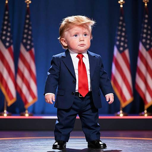 Baby Trump Costume Comic Style
