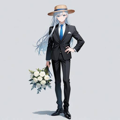 Charming Young Man in Formal Attire Charming Young Man in Formal Attire