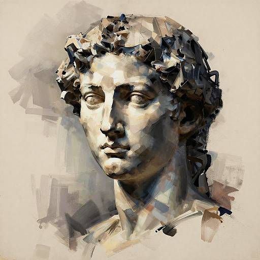 Abstract Female Silhouette Masterpiece