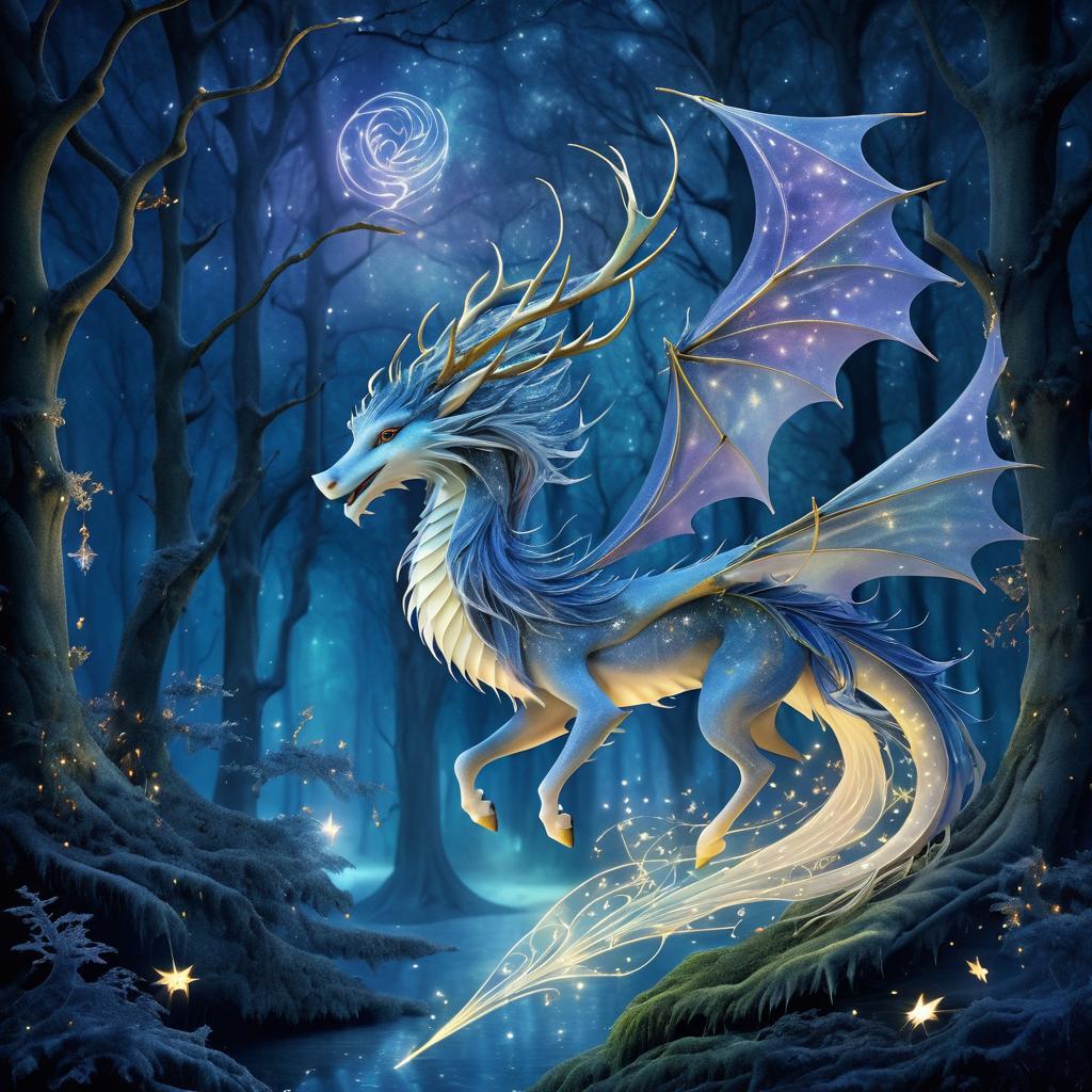 Ethereal Dragon Dance in Twilight Forest