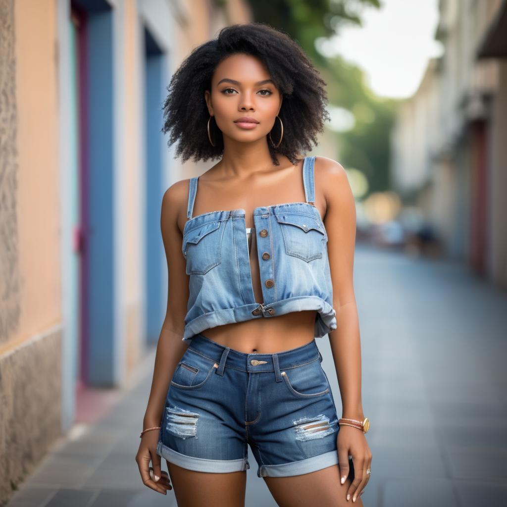 Everyday Streetwalker Denim Fashion Shot