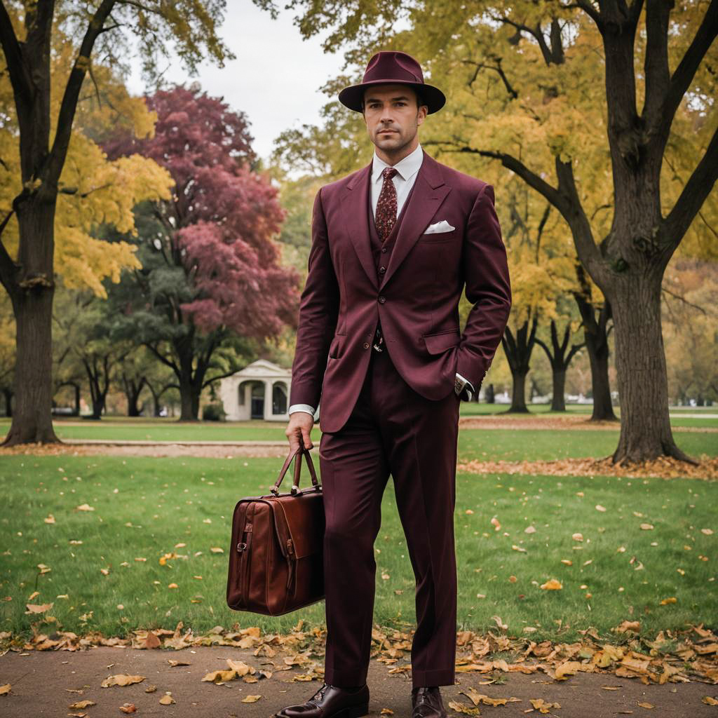 Vintage 1940s Muscular Man in Oppenheimer Style