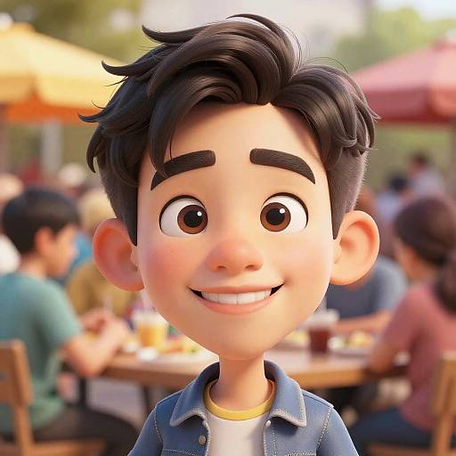 Vibrant Caricature Photo Conversion