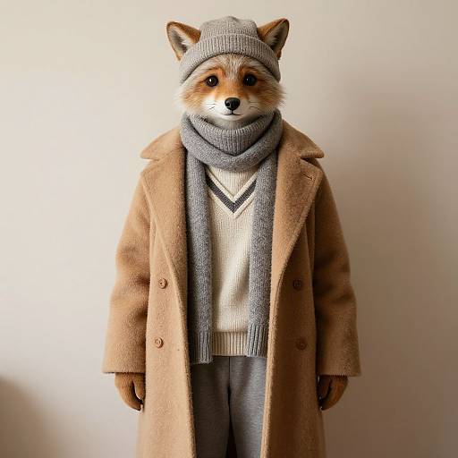 Cozy Realistic Furry Female Portrait