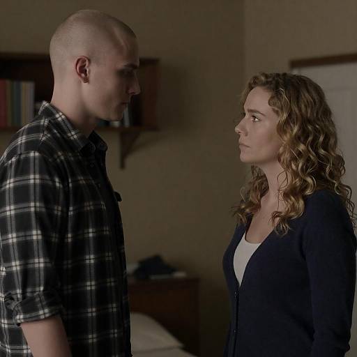 Intimate Portrait in Dim Lighting