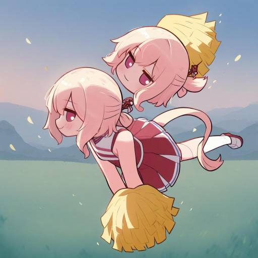 Cheerleader with Kemomimi Charm