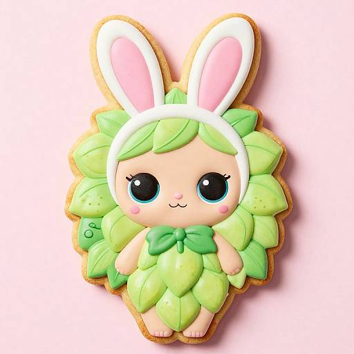 Hops Bunny Ears Doll Cookie Cutter