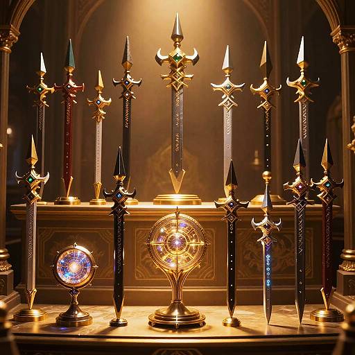 Mythical Heroes Armory Display