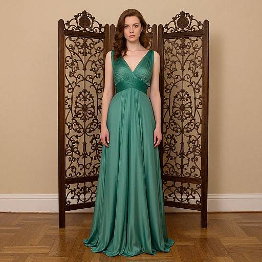 Sleeping Beauty in Green Dress