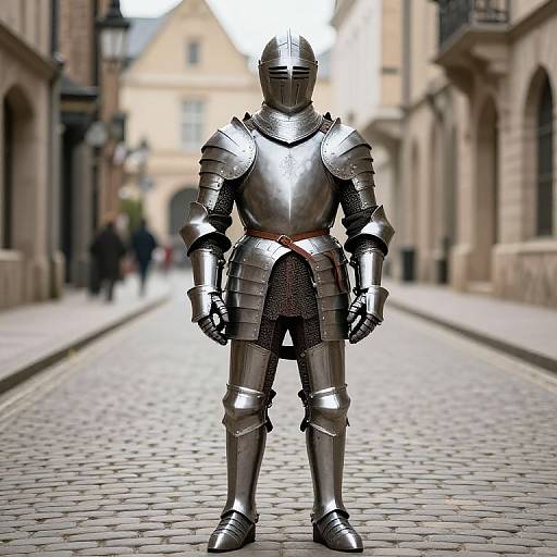 English Knight in Full Armor