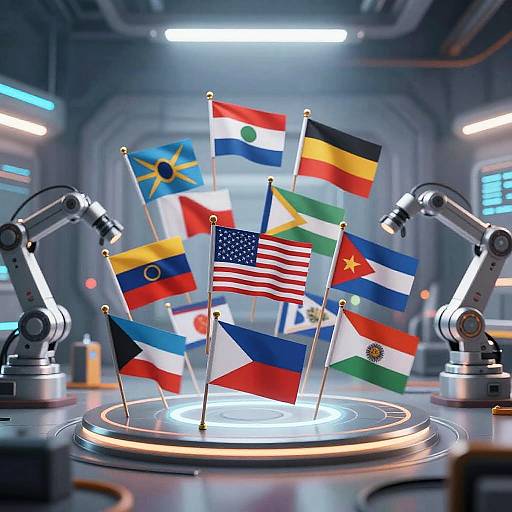 Colorful Sci-Fi Flag Generator