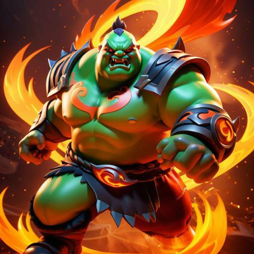 Epic 3D Pudge from Dota 2 Art