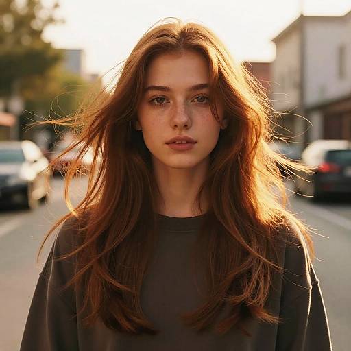 Voluminous Layered Langhaarschnitt Hair