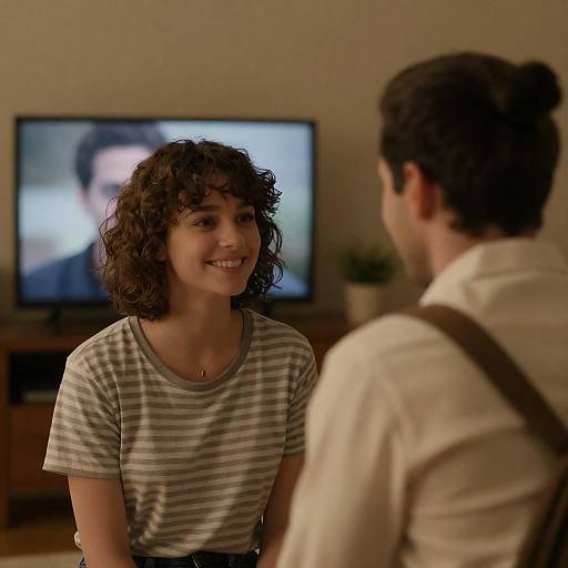 Cozy, Warm Moment in Dim Room