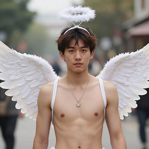 Funny Male Cupid Angel Costume