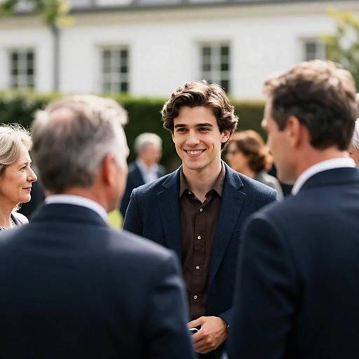 Sunny Social Gathering With Lively Conversations