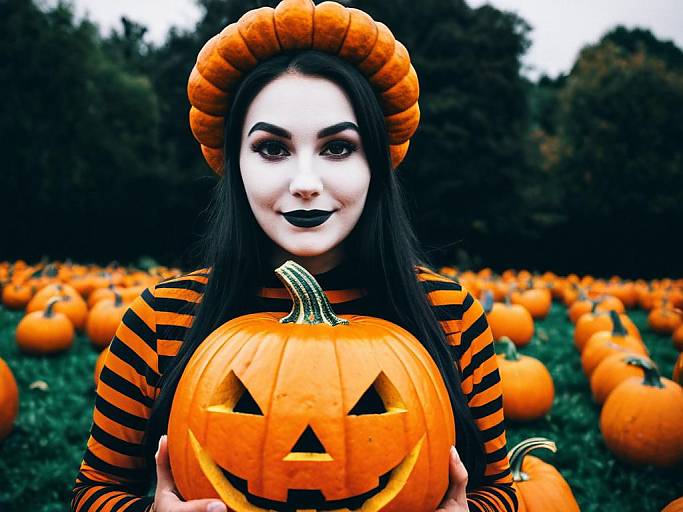 Pumpkin Costume Face Swap