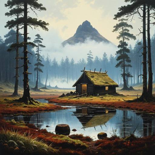 Mystical Moorland: A Romantic Landscape Mystical Moorland: A Romantic Landscape