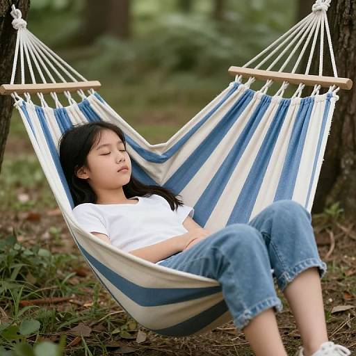 Relaxing Nap in Hammock