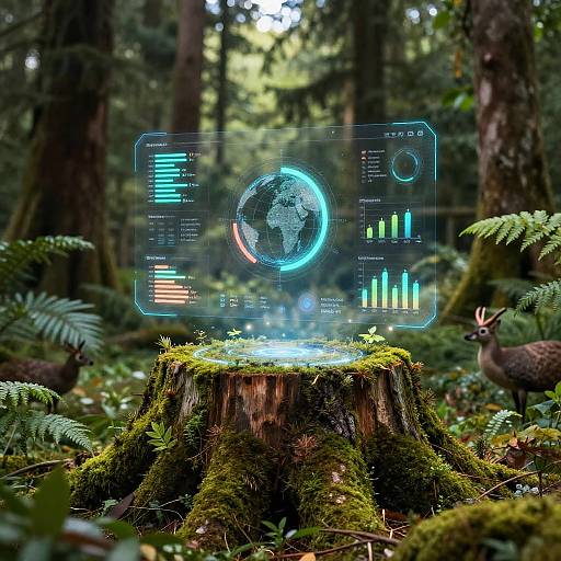 Ethereal Forest AI Interface