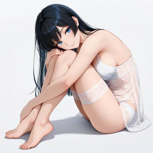 Elegant Lingerie Portrait of Serenity Elegant Lingerie Portrait of Serenity