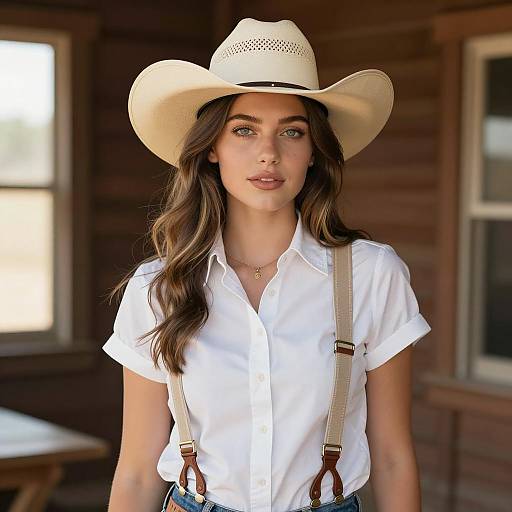 Photorealistic Portrait of Western Woman