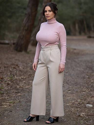 Pear-Shaped Woman in Cibachrome Style