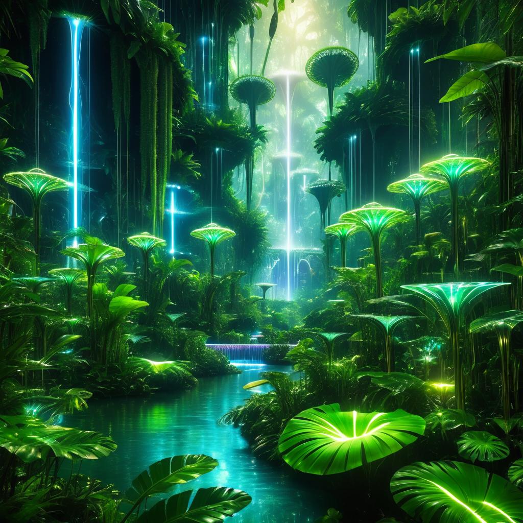 Futuristic Jungle Artistry in Amazon