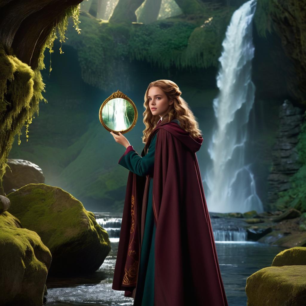 Hermione Granger's Enchanted Waterfall Adventure