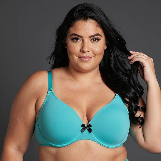 Elegant Portrait of Plus-Sized Beauty