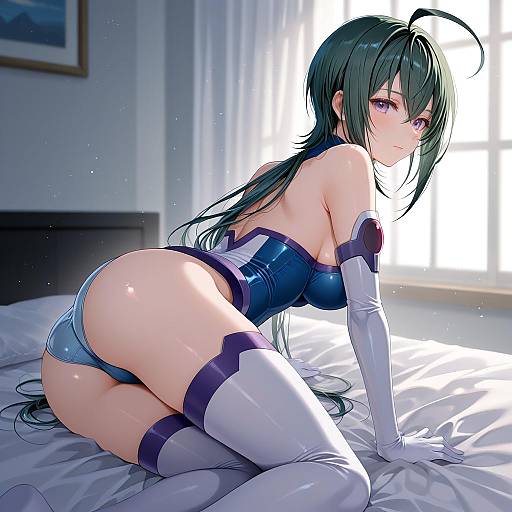 Illustration of Kannagi itsuki, sora wo kakeru shoujo in the style of Myusha