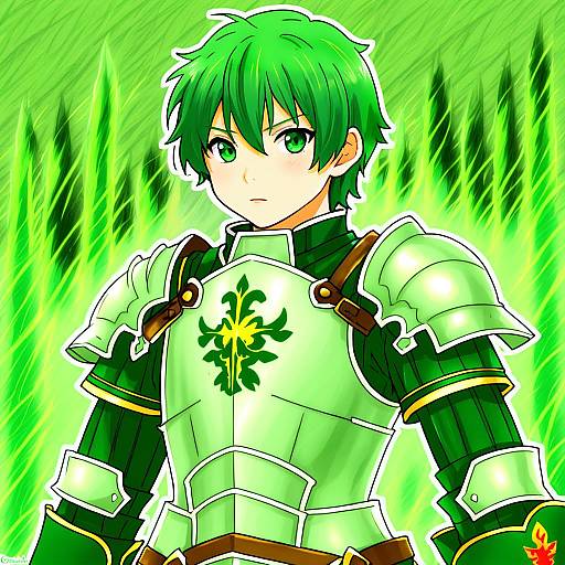 Illustration of Alm (fire emblem), fire emblem in the style of Coroha