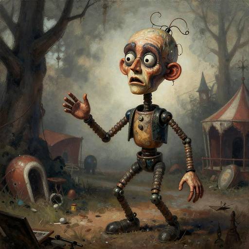 Twisted Puppet at Haunted Carnival